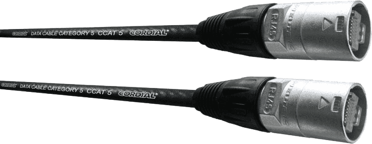 Cordial CSE10NN7 - câble réseau cat7 ethercon/ethercon 10m
