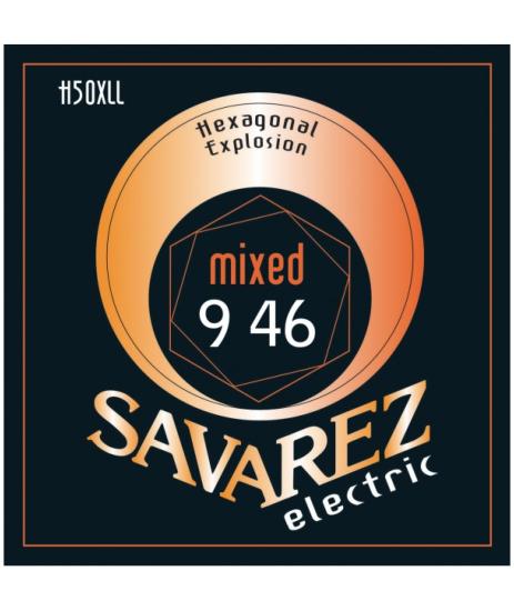 Cordes Guitare Electrique Savarez Hexagonal 9-46