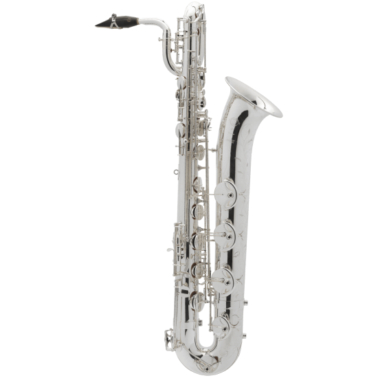 Selmer Série III argenté gravé - Saxophone baryton professionnel avec étui et bec complet