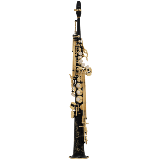 Selmer Super Action 80 série II noir gravé - saxophone soprano avec étui et bec complet