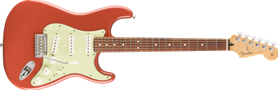 Fender Stratocaster Player Serie Fiesta Red Pao Ferro Edition lilmitée Guitare électrique