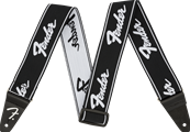 WeighLess Running Logo Strap, Black/White, 2