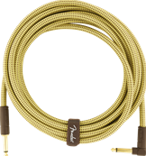 Deluxe Series Instrument Cable, Straight/Angle, 15', Tweed