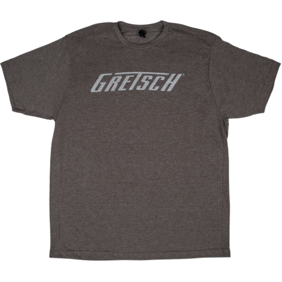 --- DISCONTINUE ---Gretsch Logo T-Shirt Heather Gray 2XL