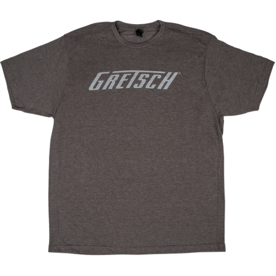 Gretsch Logo T-Shirt Heather Gray 2XL