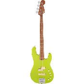 Pro-Mod San Dimas Bass PJ IV, Caramelized Maple Fingerboard, Lime Green Metallic