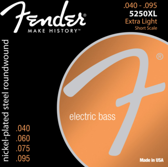 Fender Cordes basse électrique short scale 5250XL .040-95