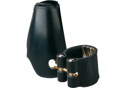 Vandoren Cuir LC290L - ligature et couvre-bec cuir pour bec V16 de saxo baryton