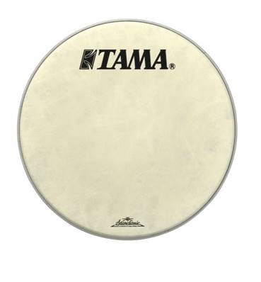 Tama FB24BMFS - peau de résonnance blanche 22 Fibre - logo Tama Starclassic