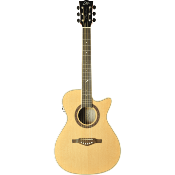 guitare folk eko auditorium cutaway electro natural