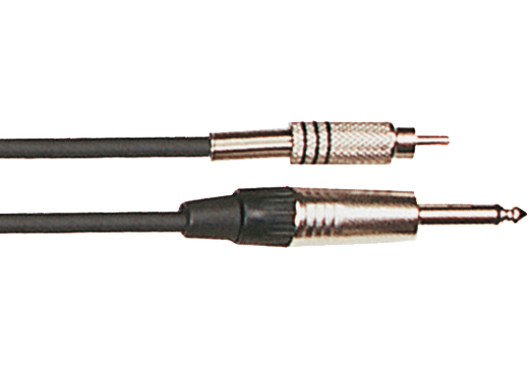 Yellow Cable K01-3 - Cable Audio Mixte RCA Mâle/Jack Mono Mâle 3m