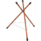 Stand Tripod pour handpan Schlagwerk