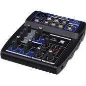 Wharfedale CONNECT502-USB-BK - mini mixeur 5 entrees avec us