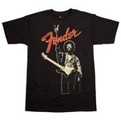 Fender T-shirt Jimi Hendrix Peace Sign Black S