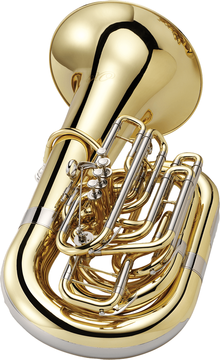 XO XO1680L - Tuba en ut verni - 4 pistons  1 palette