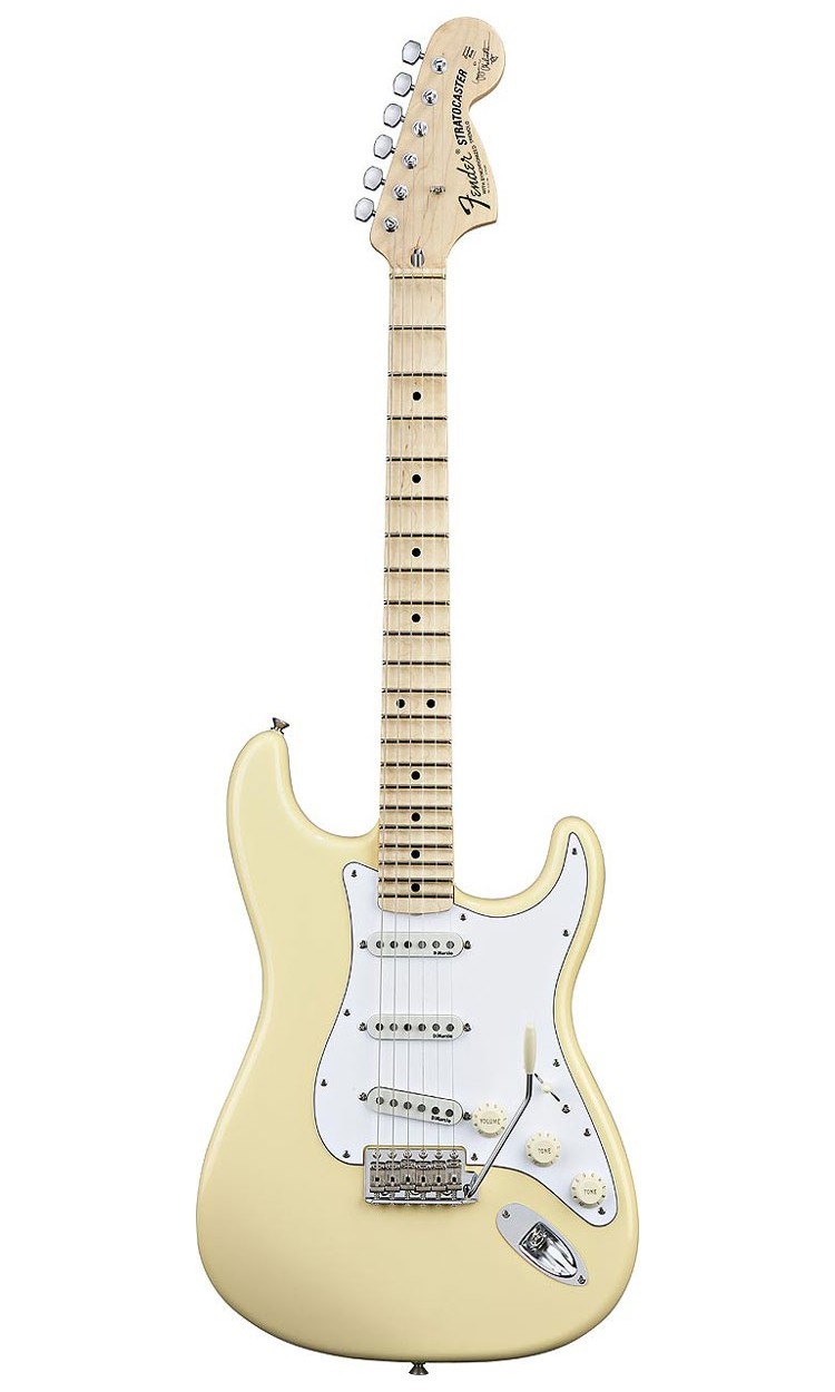 Fender Yngwie Malmsteen Stratocaster Scalloped Maple Fingerboard, Vintage White
