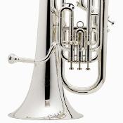 Besson PRODIGE BE165 - Euphonium 4 pistons (3+1) argenté avec étui sac à dos rigide