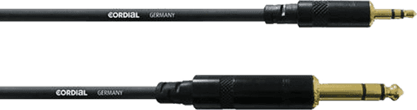 Cordial CFM1.5WV - câble audio rean stéréo mini-jack/jack 1.5m