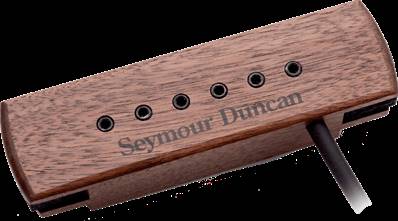 micro guitare acoustique seymour duncan woody hum-canceling, plots, noyer