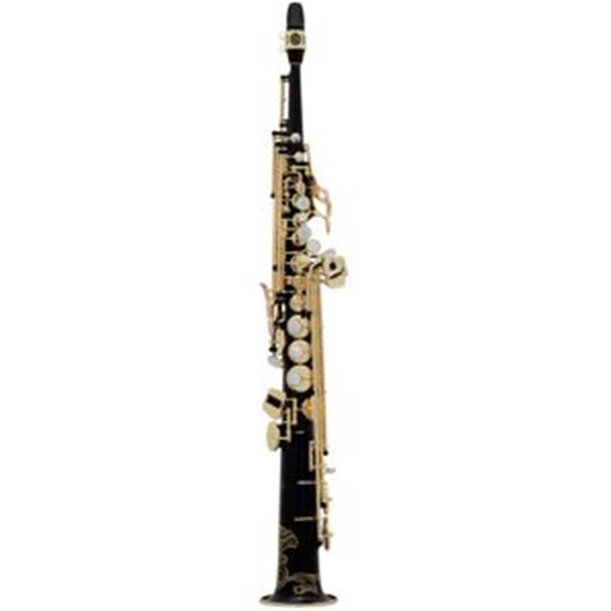 Selmer série III noir gravé saxophone soprano professionnel avec étui
