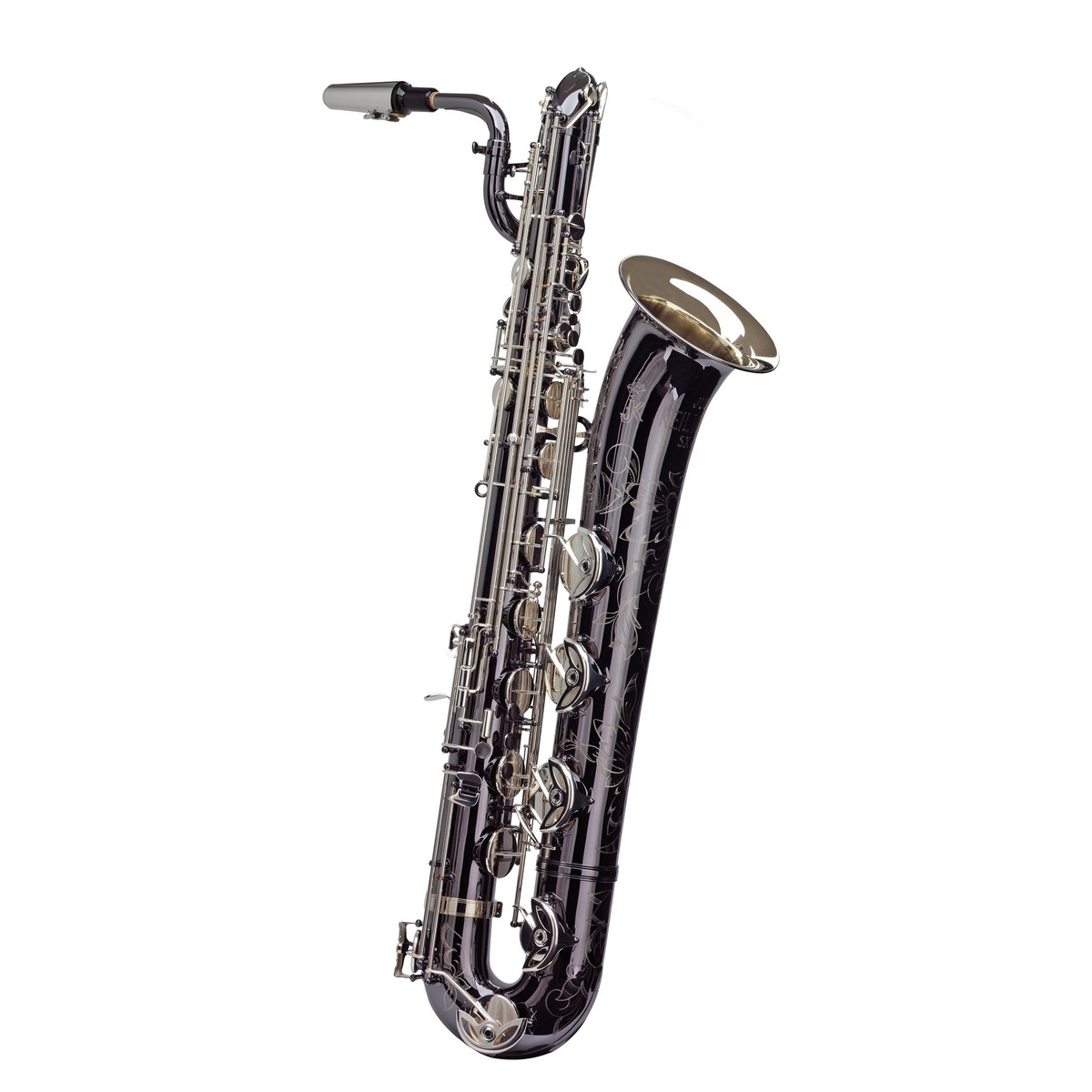 KEILWERTH SX90R SHADOW - Saxophone baryton nickel noir clés argentées, avec étui et bec