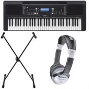 --- DISCONTINUE ---Yamaha PACK PSR E373 - Clavier arrangeur 61 touches + Stand + casque