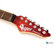 Vigier Excalibur Ultra Blues HSS Tremolo Ruby Red Rosewood Chrome - Guitare électrique