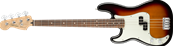 Player Precision Bass Left-Handed, Pau Ferro Fingerboard, 3-Color Sunburst