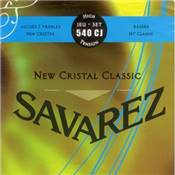 Savarez 540 CJ - Jeu de cordes classiques New Cristal Classic (bleu tirant fort)