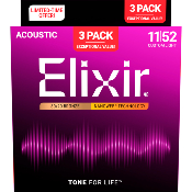 Elixir Nanoweb 11-52 pack de 3 jeux