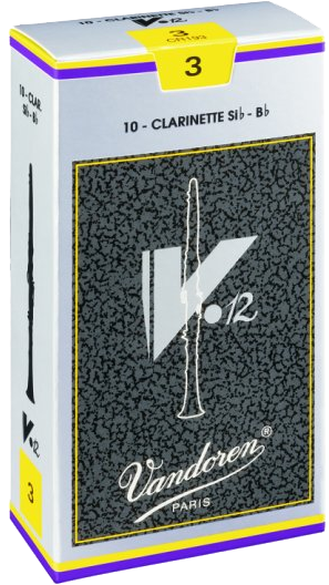 Vandoren CR196 - V12 force 5 - anches clarinette Sib - boite de 10