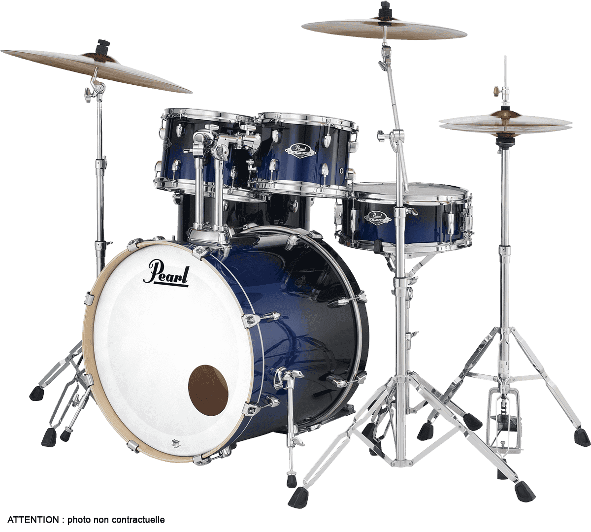 Pearl EXL725SPC-257 - Export Lacquer rock 22 Sea blue fade