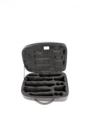 Bam Cases Etui pour 2 clarinettes Sib/La New Trekking Noir Carbone