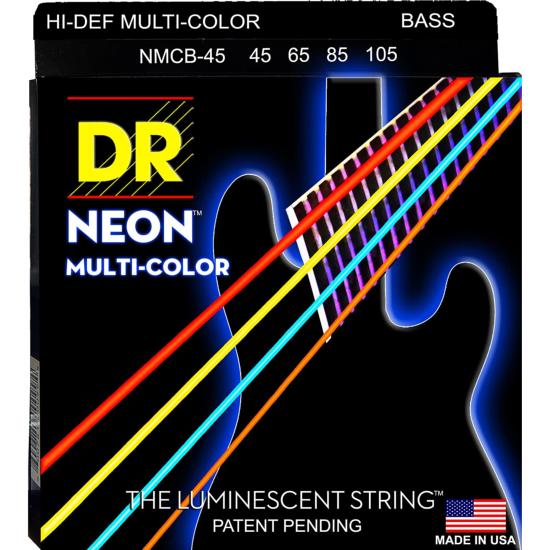 Cordes basse électrique DR Neon Multicolor 45-105