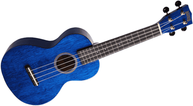 --- DISCONTINUE ---Mahalo MH2-TBU - concert ukulele hano 2 trans blue