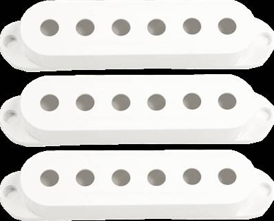 Seymour Duncan S-COVER-W-NOL - 3 x capot s white sans logo