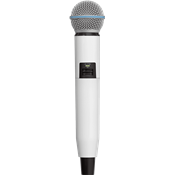 --- DISCONTINUE ---Shure WA723-WHT - corps emetteur GLXD2-SM58/beta58a Blanc
