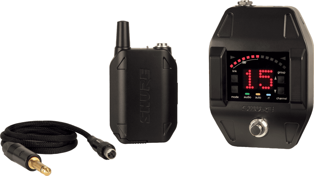 --- DISCONTINUE ---Shure GLXD16E-Z2 - syst hf pedale guitare 2.4ghz