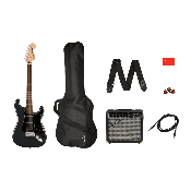 Affinity Series Stratocaster HSS Pack, Laurel Fingerboard, Charcoal Frost Metallic, Gig Bag, 15G - 230V EU