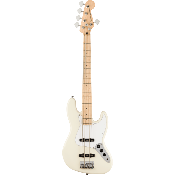 Affinity Series Jazz Bass V, Maple Fingerboard, White Pickguard, Olympic White
