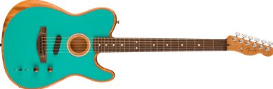 Limited Edition Acoustasonic Player Telecaster, Rosewood Fingerboard, Miami Blue
