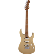 Charvel Pro-Mod DK22 SSS 2PT CM, Caramelized Maple Fingerboard, Pharaohs Gold