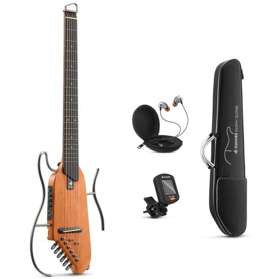 --- DISCONTINUE ---Donner Hush-1 guitare de voyage naturelle