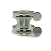 BONADE - Ligature pour clarinette Sib - Nickelée, vis inversées