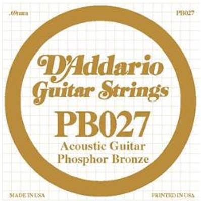 D'Addario Corde guitare folk. 027