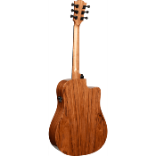 guitare electro-acoustique lag bluewave 2 dreadnought pan coupé électro