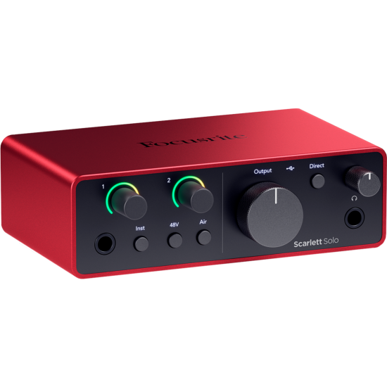 Interface audio Focusrite Scarlett4 Solo - Lordel musique