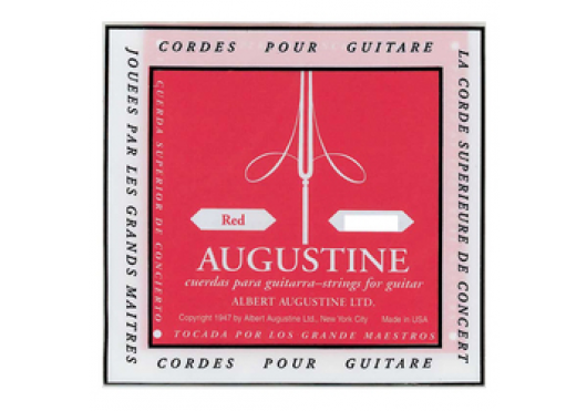 Augustine ROUGE2-SI - Corde Guitare Classique Serie Standard 2ème Si Nylon Rouge