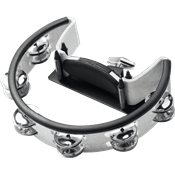 --- DISCONTINUE ---Pearl tambourin CYMBALETTES Chrome