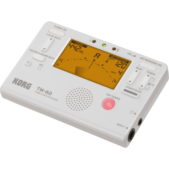 Korg TM60-WH - accordeur/métronome TM60 blanc